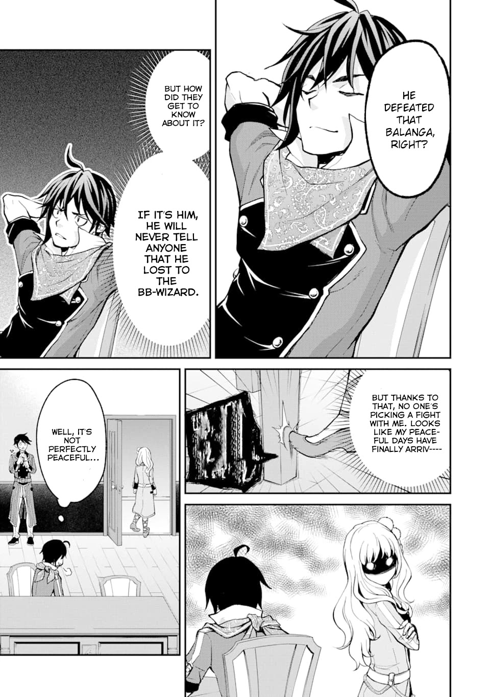 Saisoku Musou no B-kyuu Mahou Tsukai: Ippatsu Utareru Mae ni Senpatsu Uchikaesu! Chapter 4 page 14 - Chapter 4