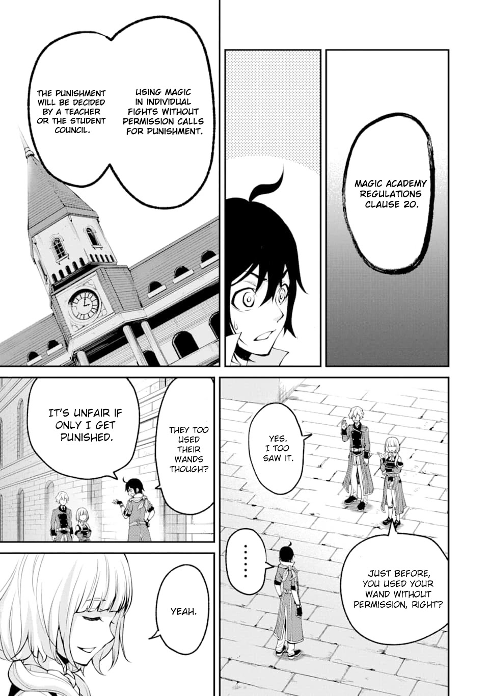 Saisoku Musou no B-kyuu Mahou Tsukai: Ippatsu Utareru Mae ni Senpatsu Uchikaesu! Chapter 4 page 24 - Chapter 4