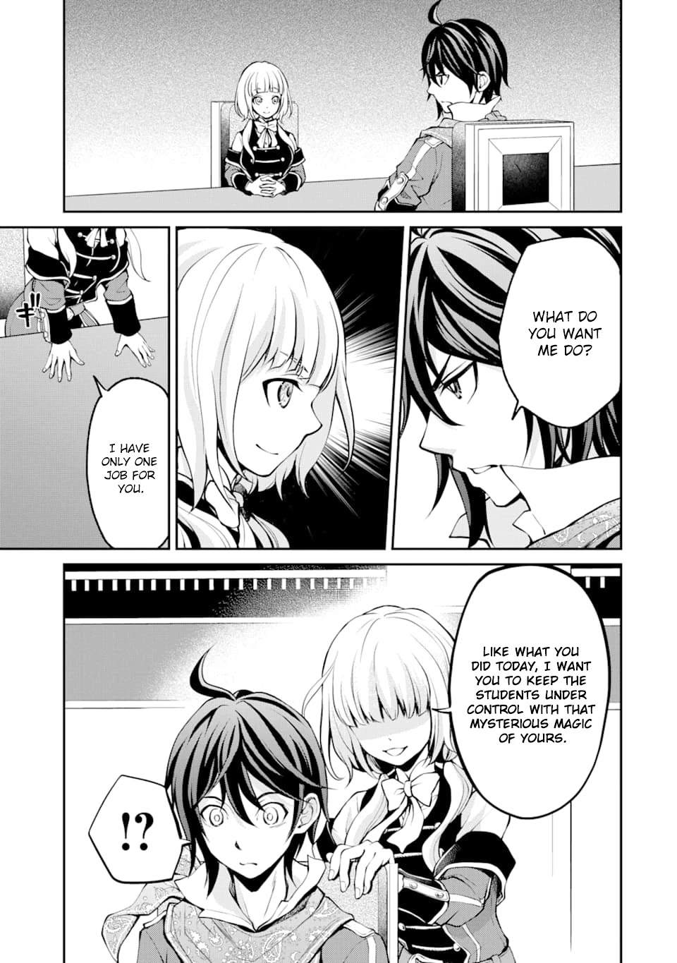 Saisoku Musou no B-kyuu Mahou Tsukai: Ippatsu Utareru Mae ni Senpatsu Uchikaesu! Chapter 4 page 36 - Chapter 4