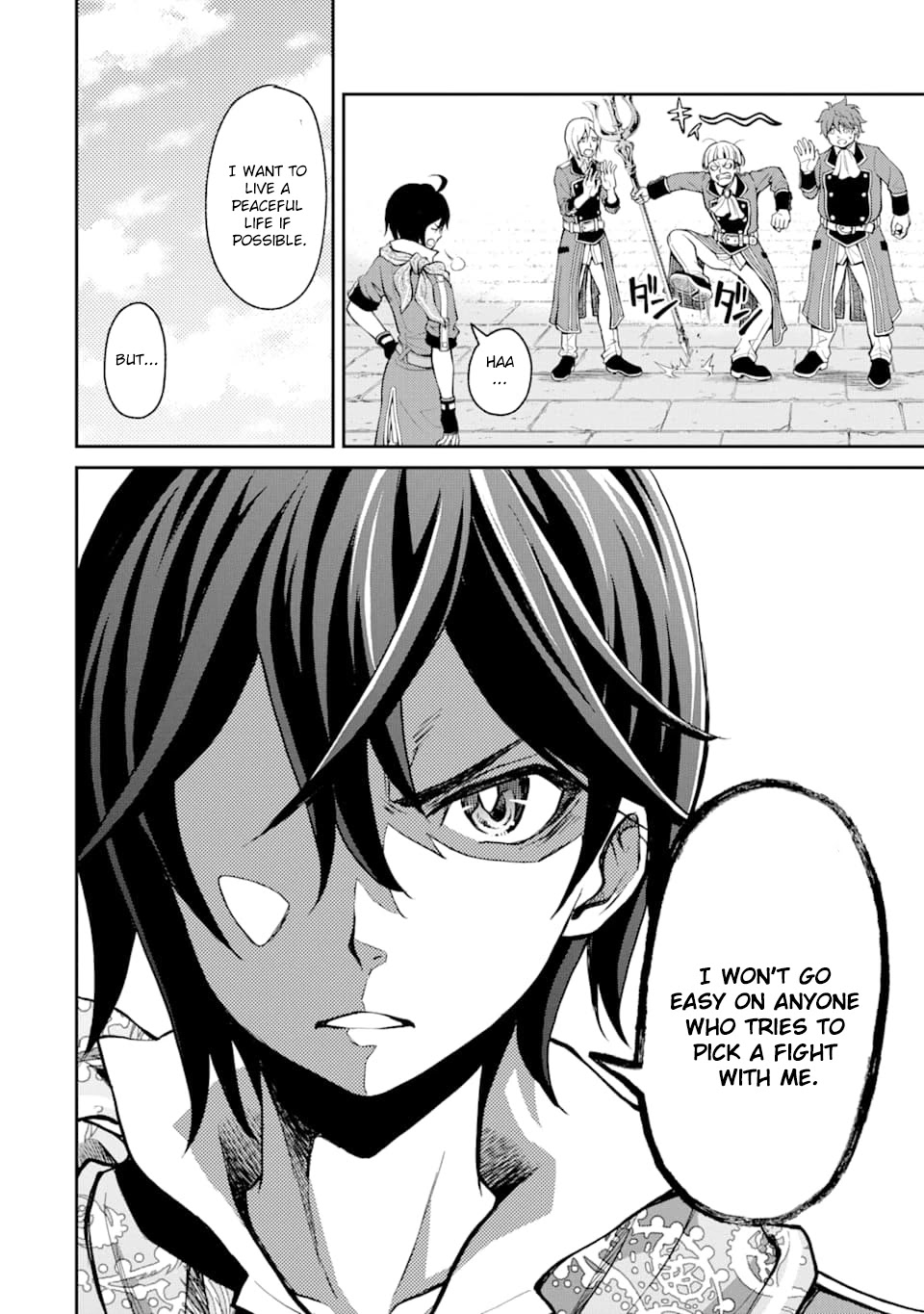 Saisoku Musou no B-kyuu Mahou Tsukai: Ippatsu Utareru Mae ni Senpatsu Uchikaesu! Chapter 4 page 9 - Chapter 4