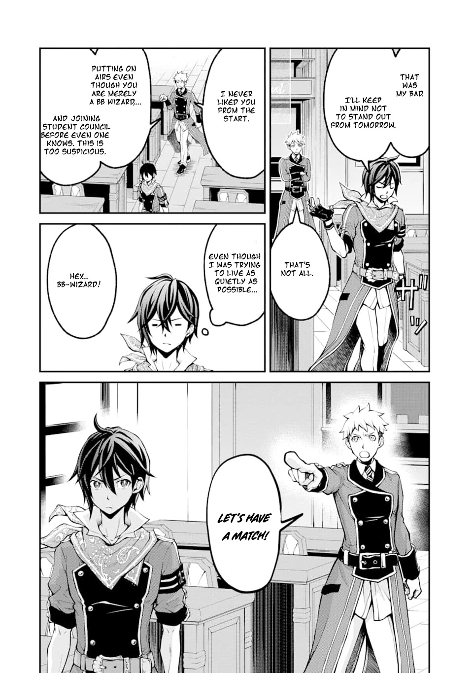Saisoku Musou no B-kyuu Mahou Tsukai: Ippatsu Utareru Mae ni Senpatsu Uchikaesu! Chapter 5 page 11 - Chapter 5