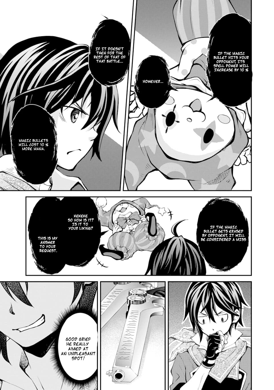 Saisoku Musou no B-kyuu Mahou Tsukai: Ippatsu Utareru Mae ni Senpatsu Uchikaesu! Chapter 5 page 34 - Chapter 5