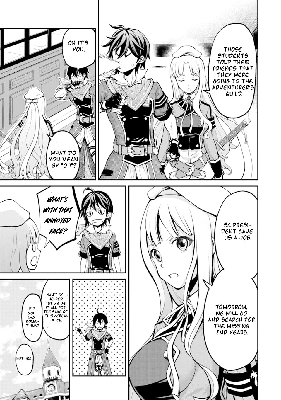 Saisoku Musou no B-kyuu Mahou Tsukai: Ippatsu Utareru Mae ni Senpatsu Uchikaesu! Chapter 5 page 38 - Chapter 5
