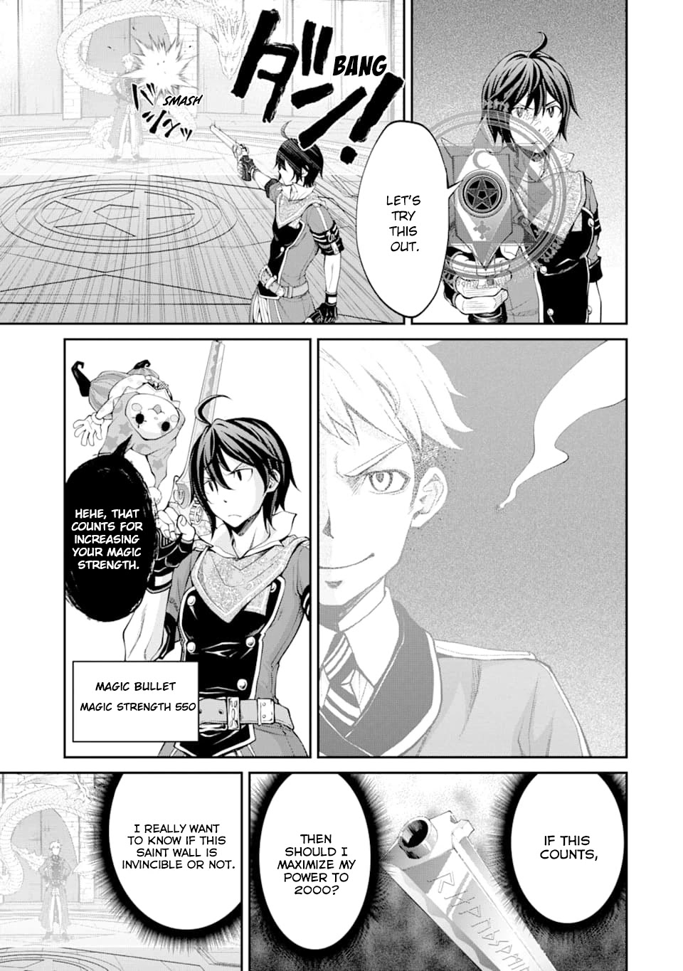 Saisoku Musou no B-kyuu Mahou Tsukai: Ippatsu Utareru Mae ni Senpatsu Uchikaesu! Chapter 7 page 12 - Chapter 7