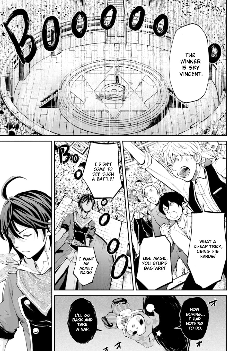 Saisoku Musou no B-kyuu Mahou Tsukai: Ippatsu Utareru Mae ni Senpatsu Uchikaesu! Chapter 7 page 18 - Chapter 7