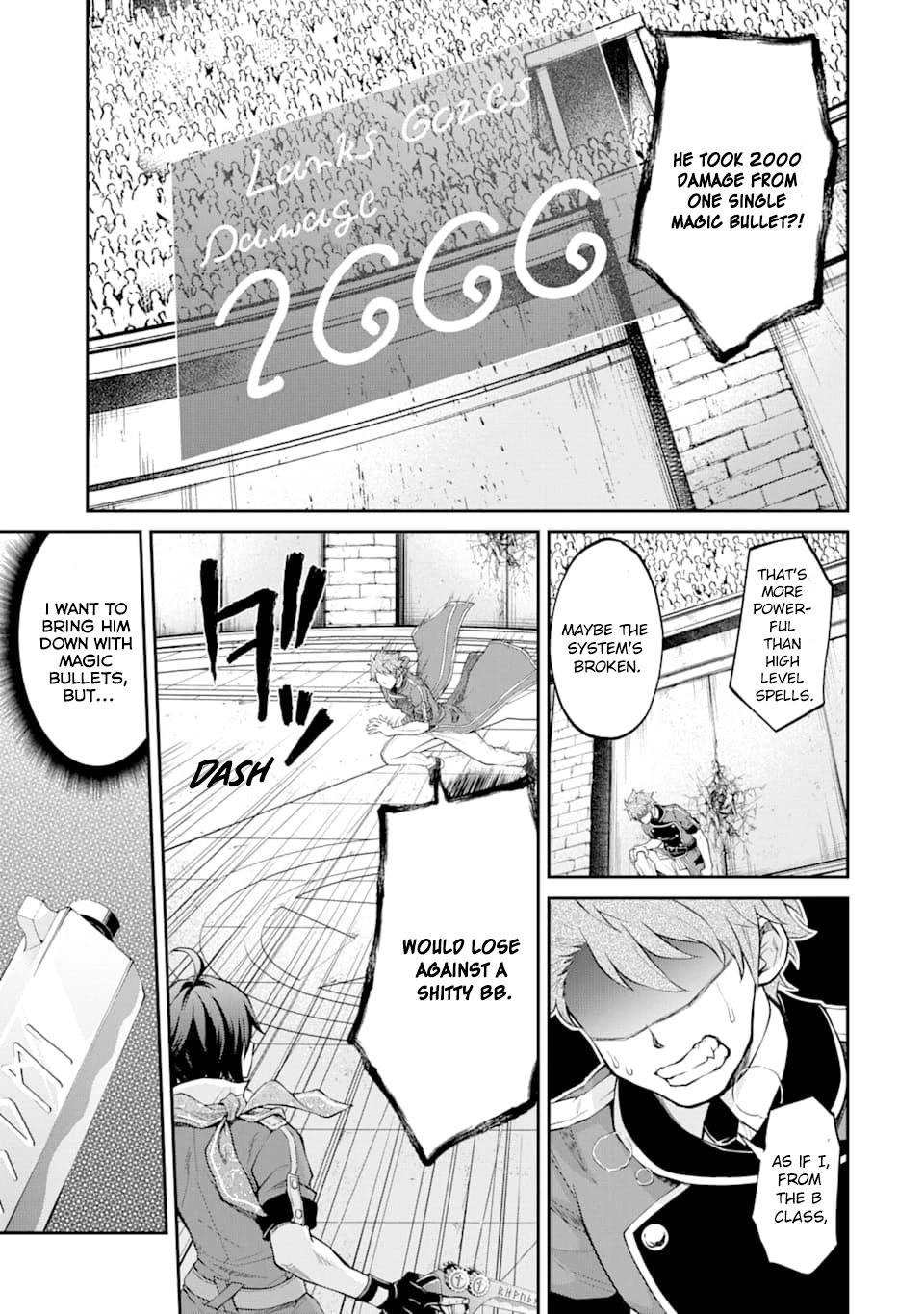 Saisoku Musou no B-kyuu Mahou Tsukai: Ippatsu Utareru Mae ni Senpatsu Uchikaesu! Chapter 8 page 32 - Chapter 8
