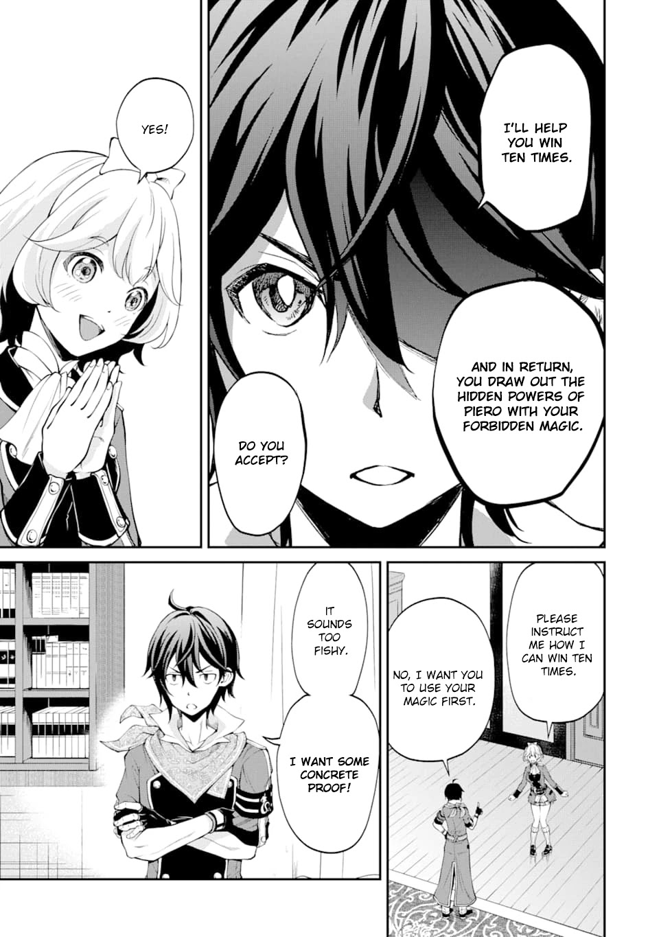 Saisoku Musou no B-kyuu Mahou Tsukai: Ippatsu Utareru Mae ni Senpatsu Uchikaesu! Chapter 8 page 8 - Chapter 8