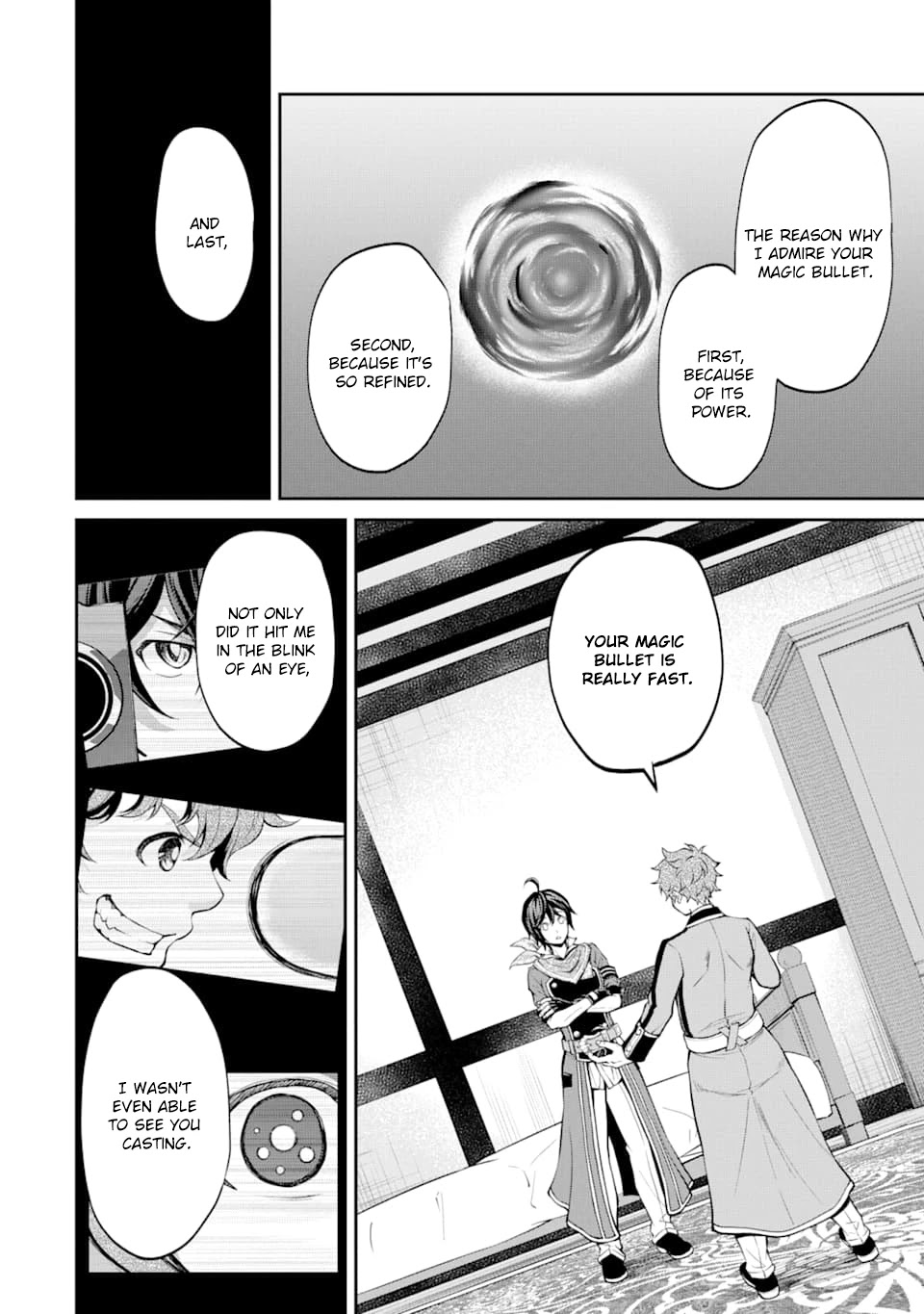 Saisoku Musou no B-kyuu Mahou Tsukai: Ippatsu Utareru Mae ni Senpatsu Uchikaesu! Chapter 9 page 33 - Chapter 9