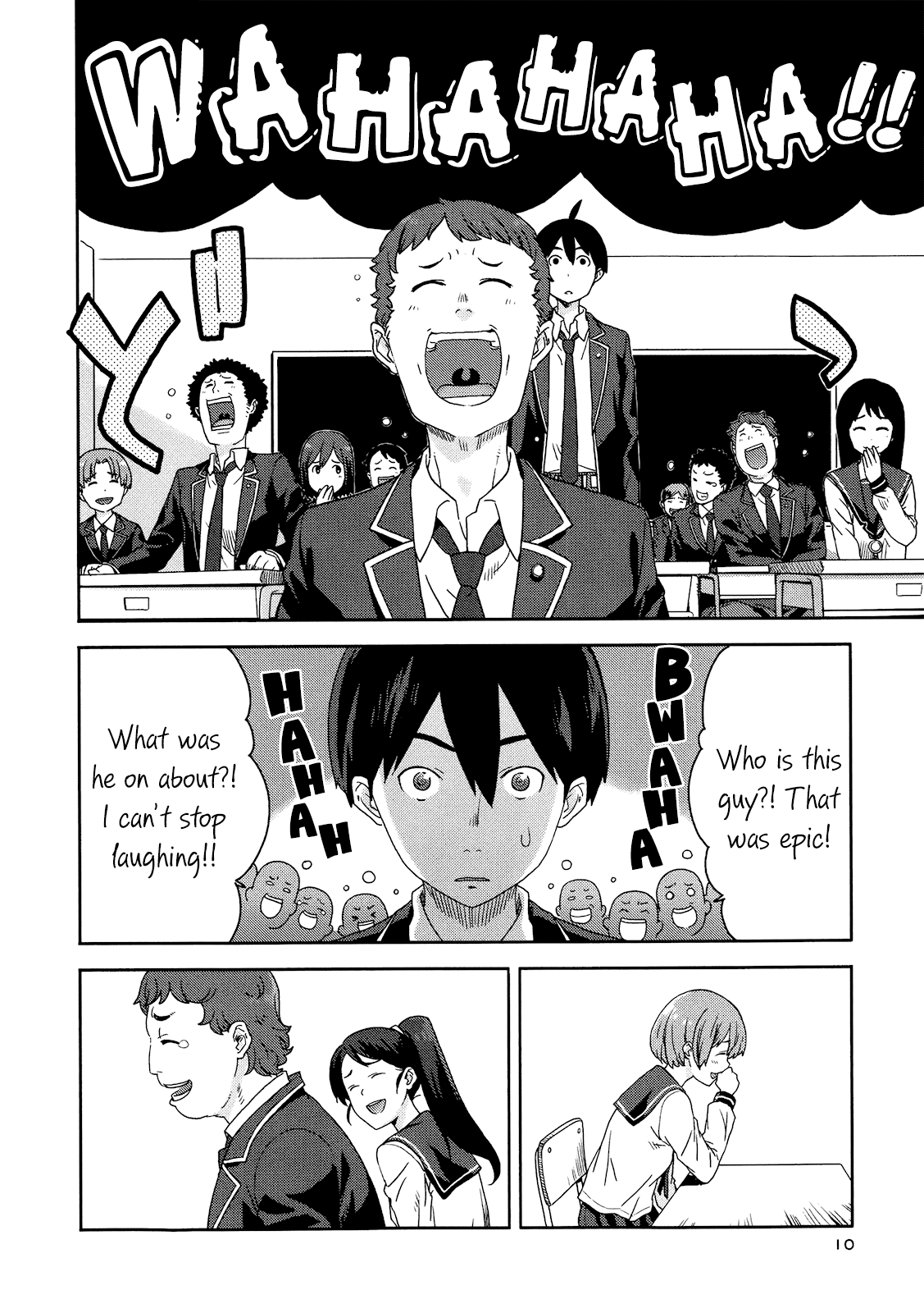 Saito-kun wa Chounouryokusha Rashii Chapter 1 page 11 - Chapter 1: Normal People and the ESP Boy