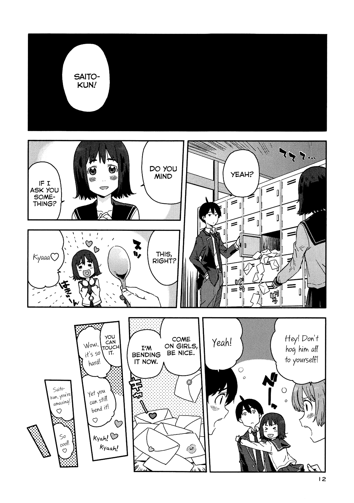 Saito-kun wa Chounouryokusha Rashii Chapter 1 page 13 - Chapter 1: Normal People and the ESP Boy