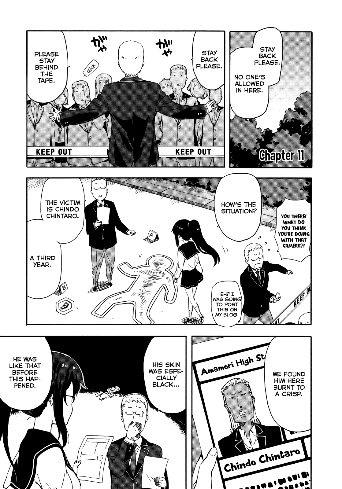 Saito-kun wa Chounouryokusha Rashii Chapter 11 page 1 - Chapter 11: Is it Love? An Electrifying Meeting