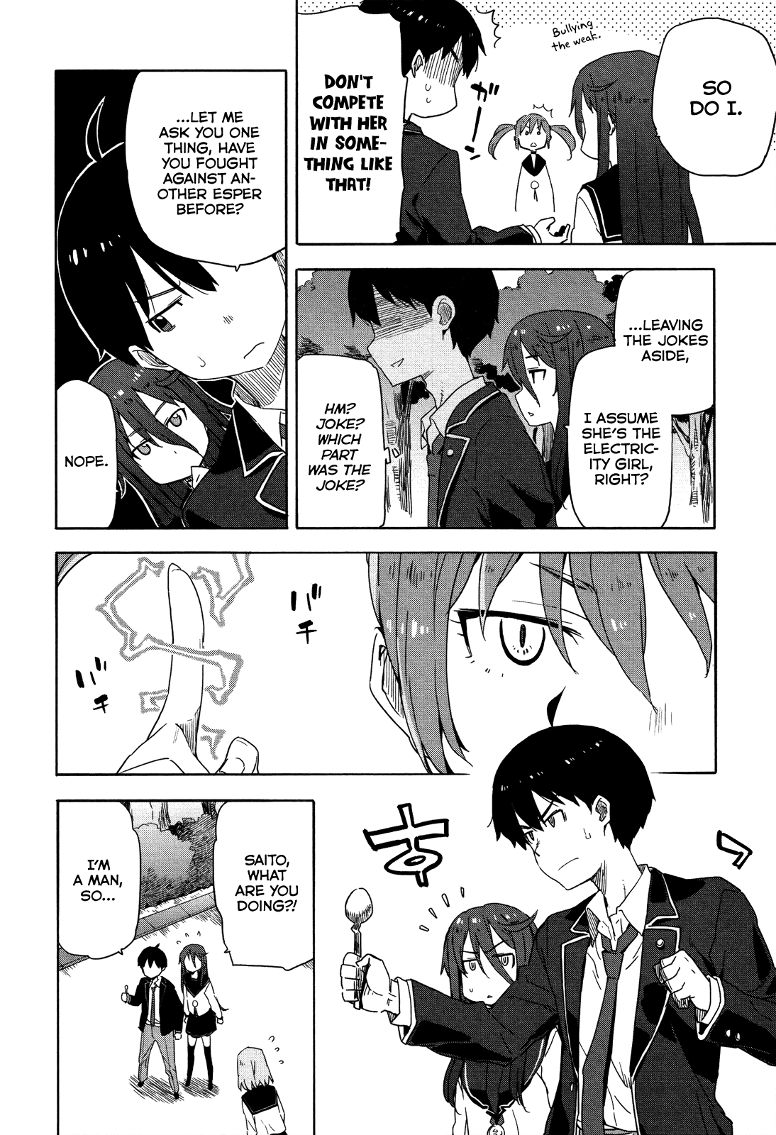 Saito-kun wa Chounouryokusha Rashii Chapter 11 page 16 - Chapter 11: Is it Love? An Electrifying Meeting