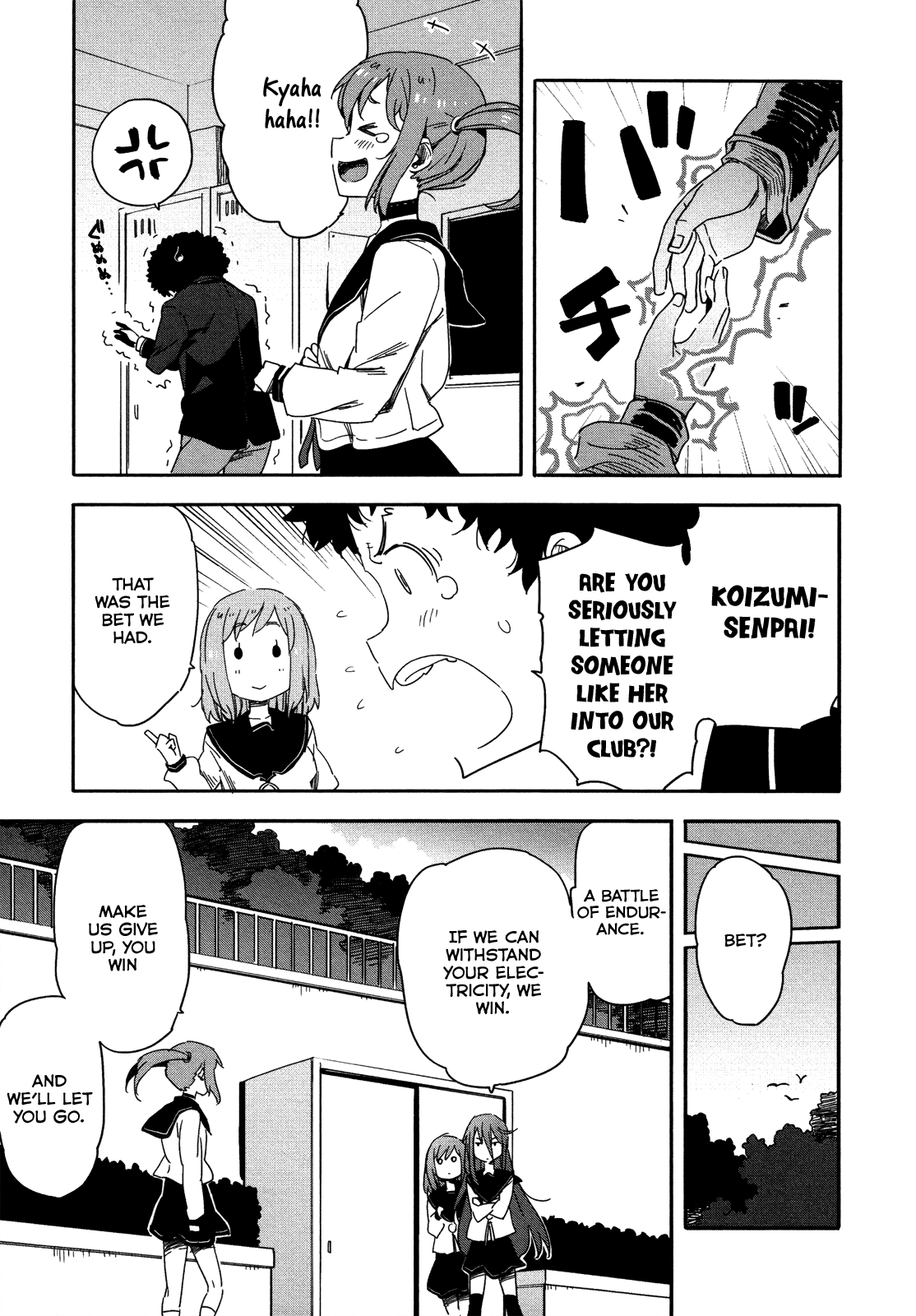 Saito-kun wa Chounouryokusha Rashii Chapter 12 page 11 - Chapter 12: (Omitted) I Got an Afro