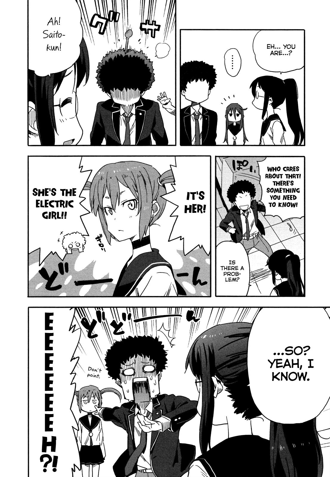 Saito-kun wa Chounouryokusha Rashii Chapter 12 page 18 - Chapter 12: (Omitted) I Got an Afro