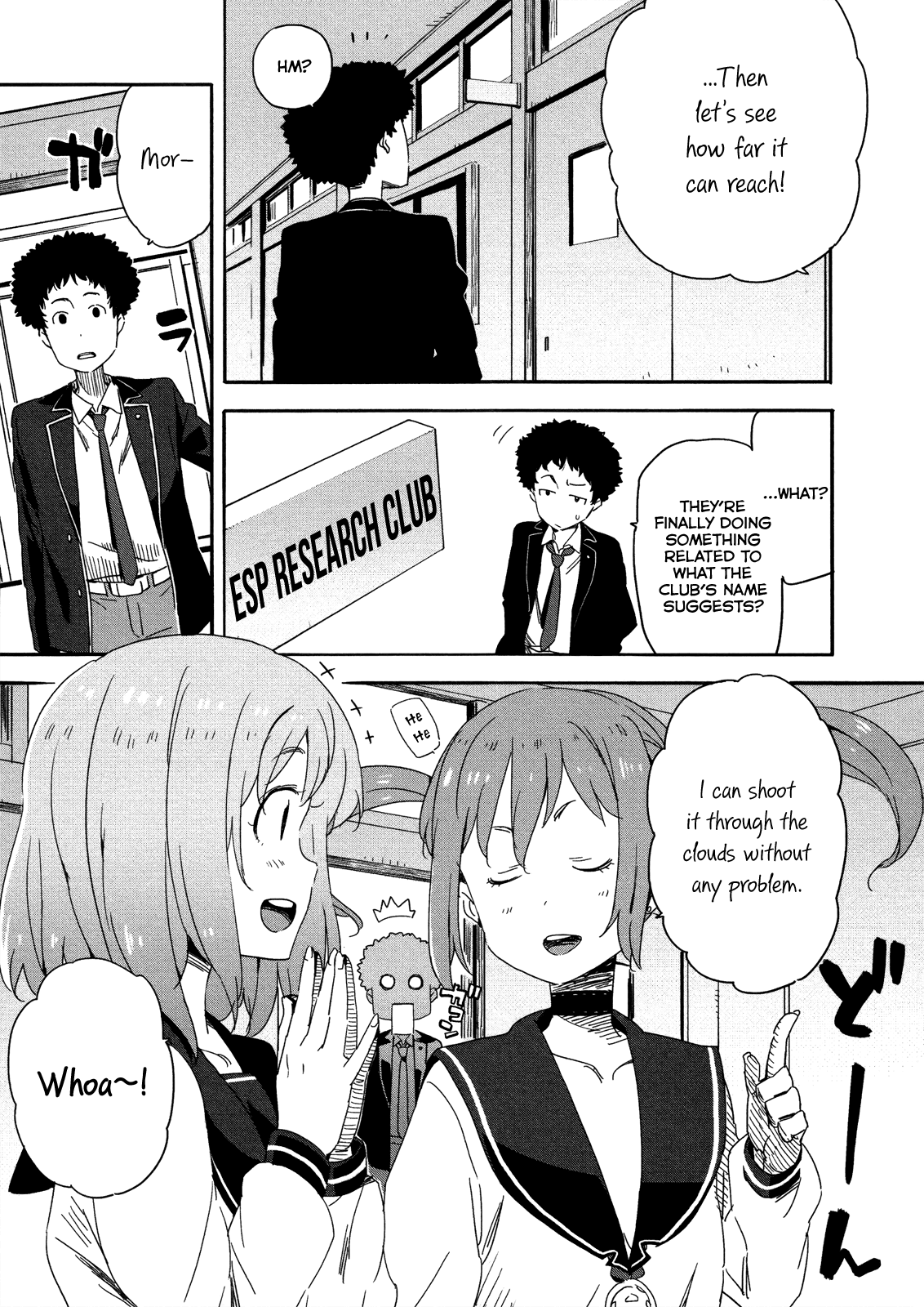 Saito-kun wa Chounouryokusha Rashii Chapter 12 page 7 - Chapter 12: (Omitted) I Got an Afro