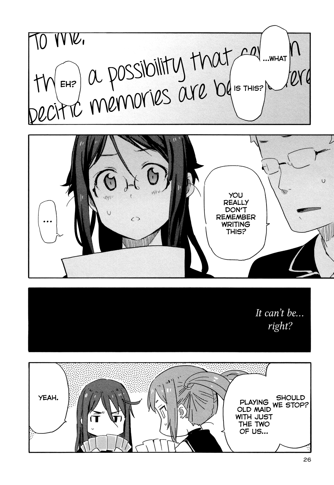 Saito-kun wa Chounouryokusha Rashii Chapter 13 page 29 - Chapter 13: Missing Persons Case of Shinomori Shizuka Part 1