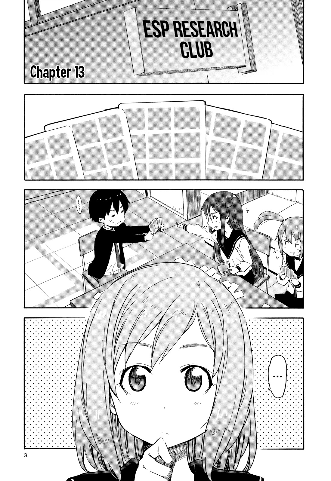 Saito-kun wa Chounouryokusha Rashii Chapter 13 page 6 - Chapter 13: Missing Persons Case of Shinomori Shizuka Part 1