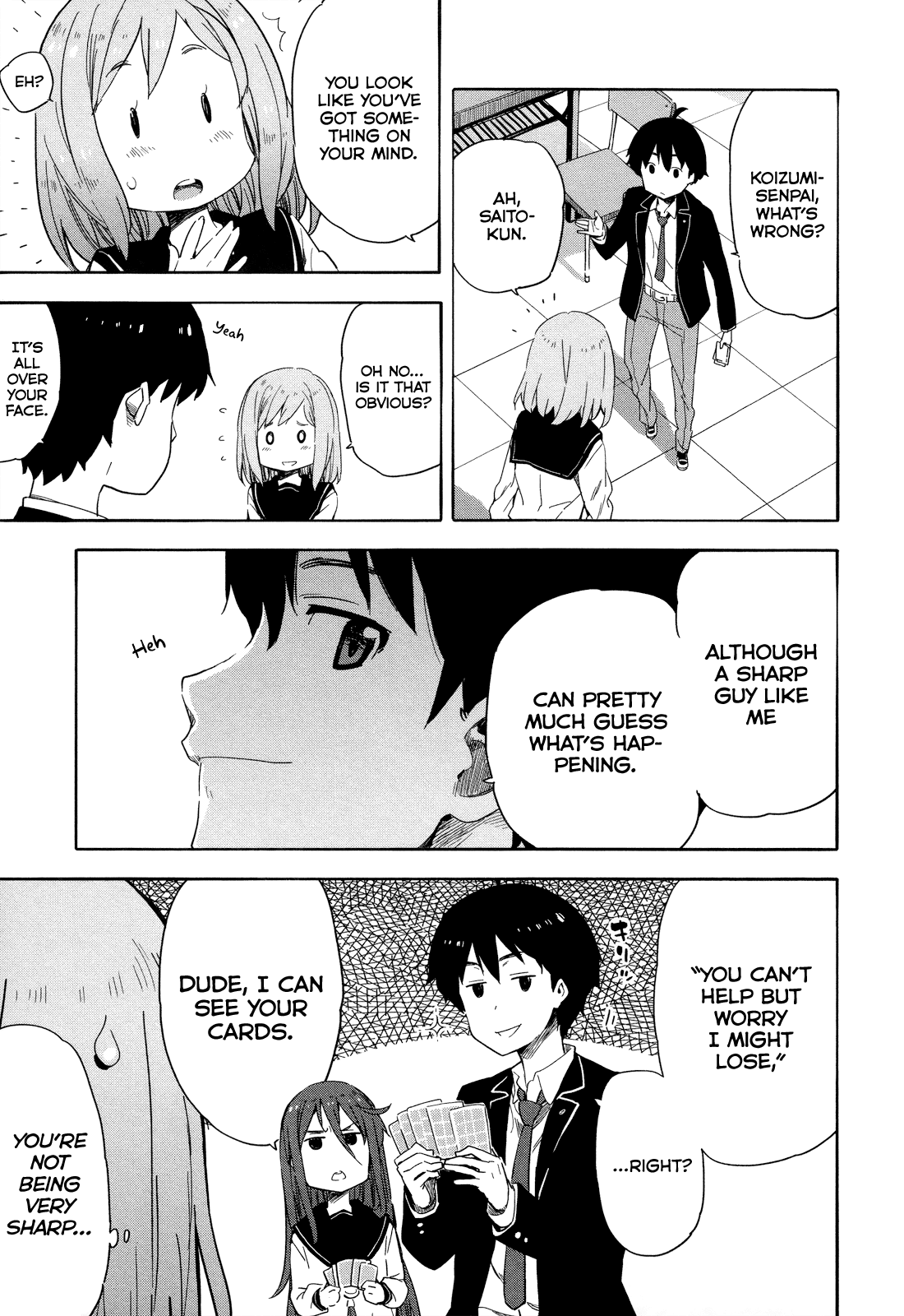 Saito-kun wa Chounouryokusha Rashii Chapter 13 page 8 - Chapter 13: Missing Persons Case of Shinomori Shizuka Part 1