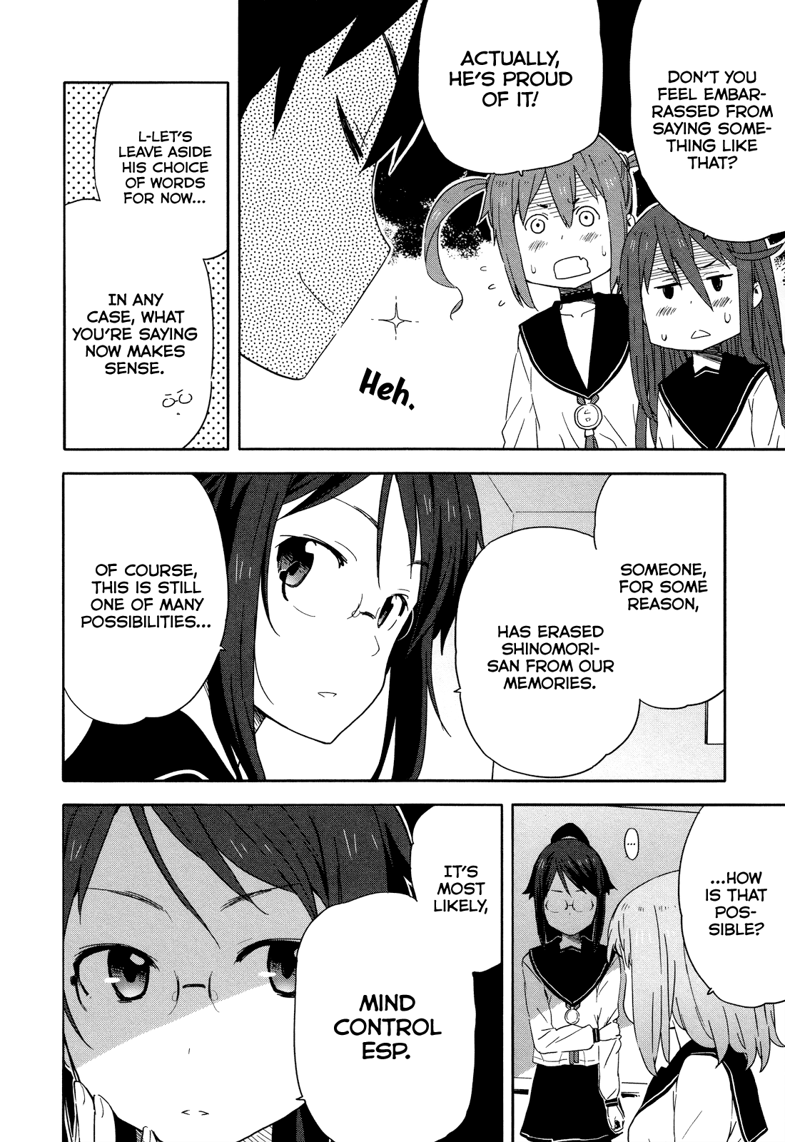 Saito-kun wa Chounouryokusha Rashii Chapter 14 page 6 - Chapter 14: Missing Persons Case of Shinomori Shizuka Part 2