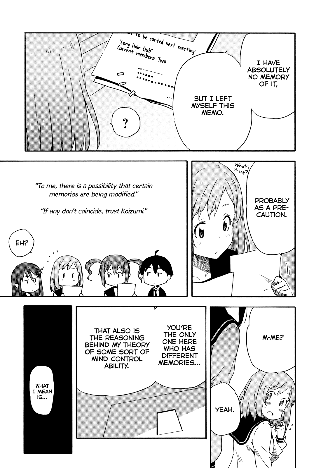 Saito-kun wa Chounouryokusha Rashii Chapter 14 page 7 - Chapter 14: Missing Persons Case of Shinomori Shizuka Part 2