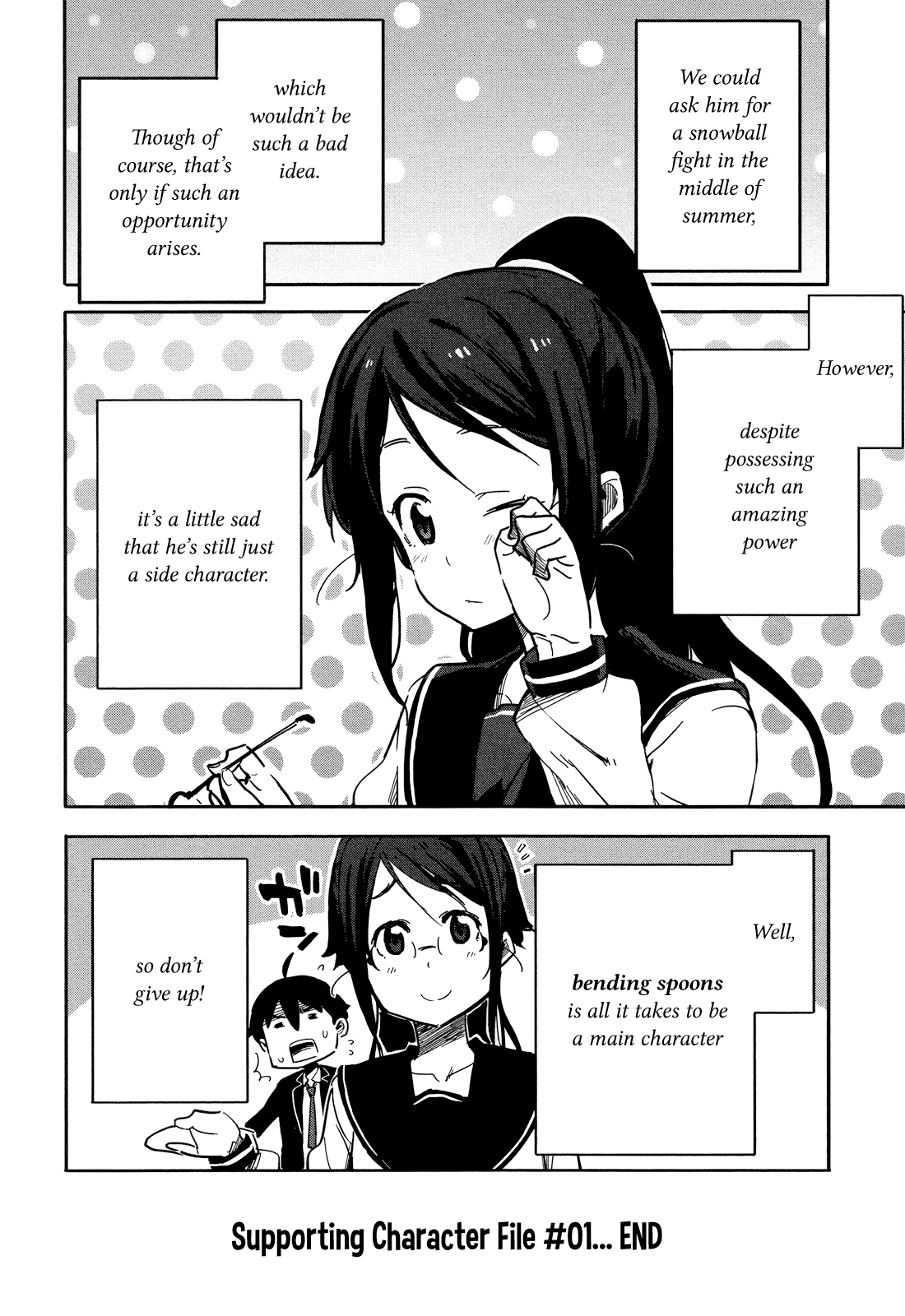 Saito-kun wa Chounouryokusha Rashii Chapter 15.5 page 8 - Chapter 15.5: Supporting Character File #01: Yoshida Yohei