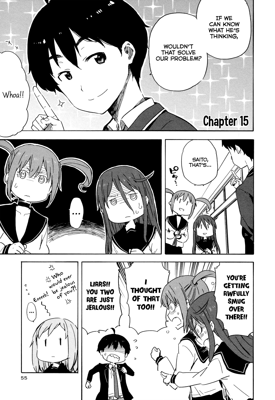 Saito-kun wa Chounouryokusha Rashii Chapter 15 page 1 - Chapter 15: Missing Persons Case of Shinomori Shizuka Part 3