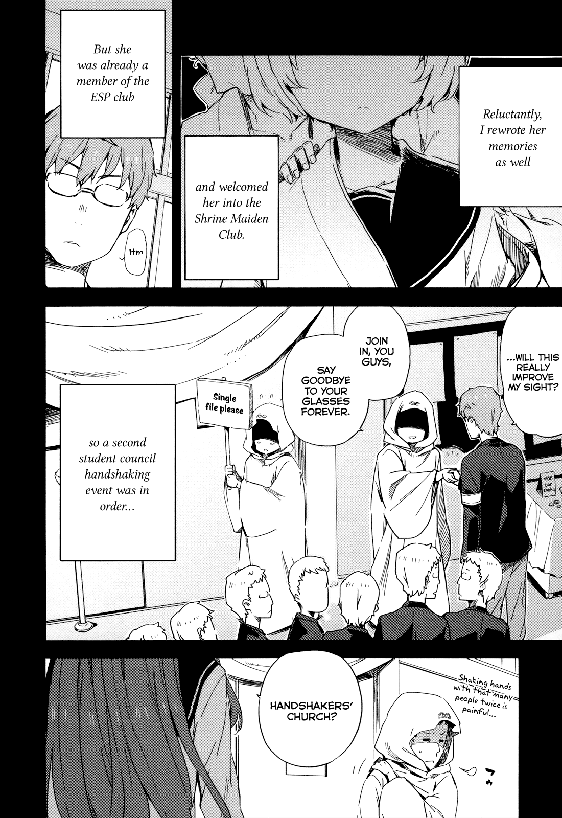 Saito-kun wa Chounouryokusha Rashii Chapter 15 page 12 - Chapter 15: Missing Persons Case of Shinomori Shizuka Part 3