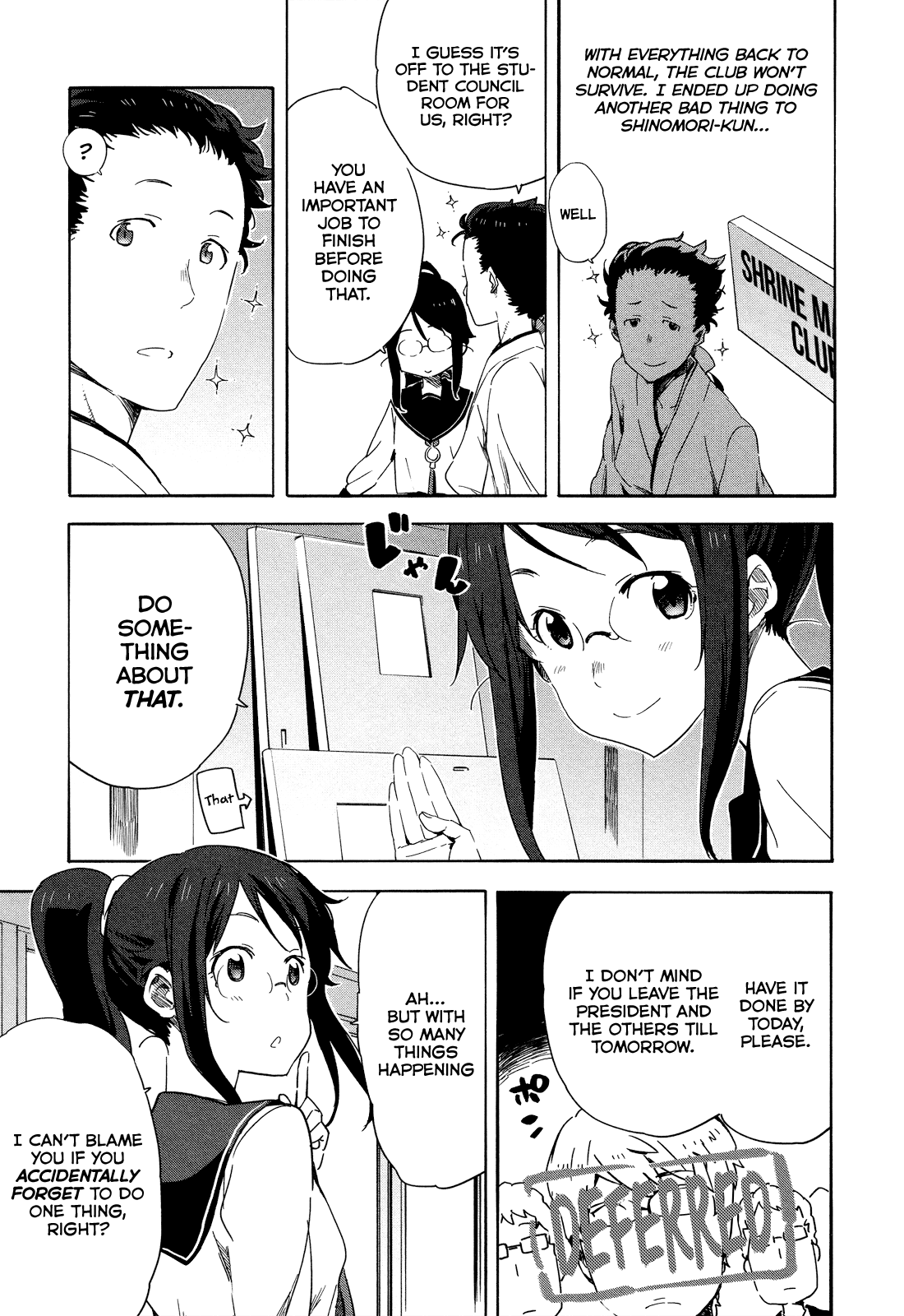 Saito-kun wa Chounouryokusha Rashii Chapter 15 page 23 - Chapter 15: Missing Persons Case of Shinomori Shizuka Part 3