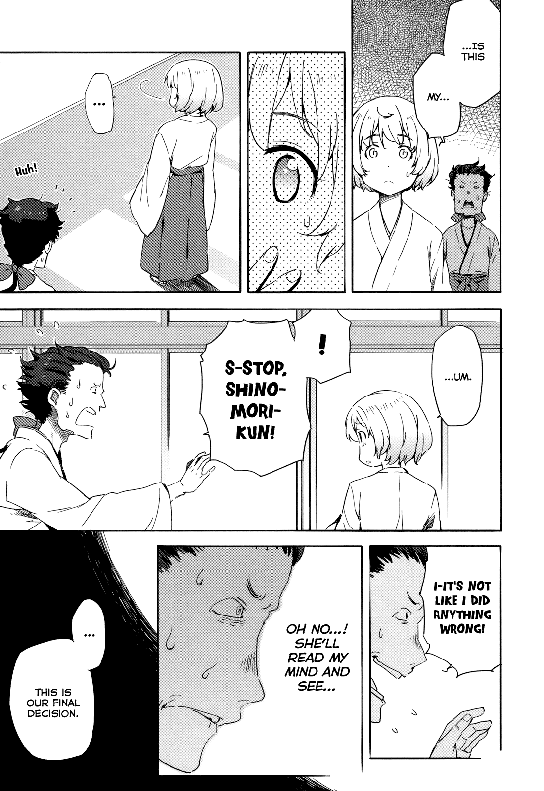 Saito-kun wa Chounouryokusha Rashii Chapter 15 page 9 - Chapter 15: Missing Persons Case of Shinomori Shizuka Part 3