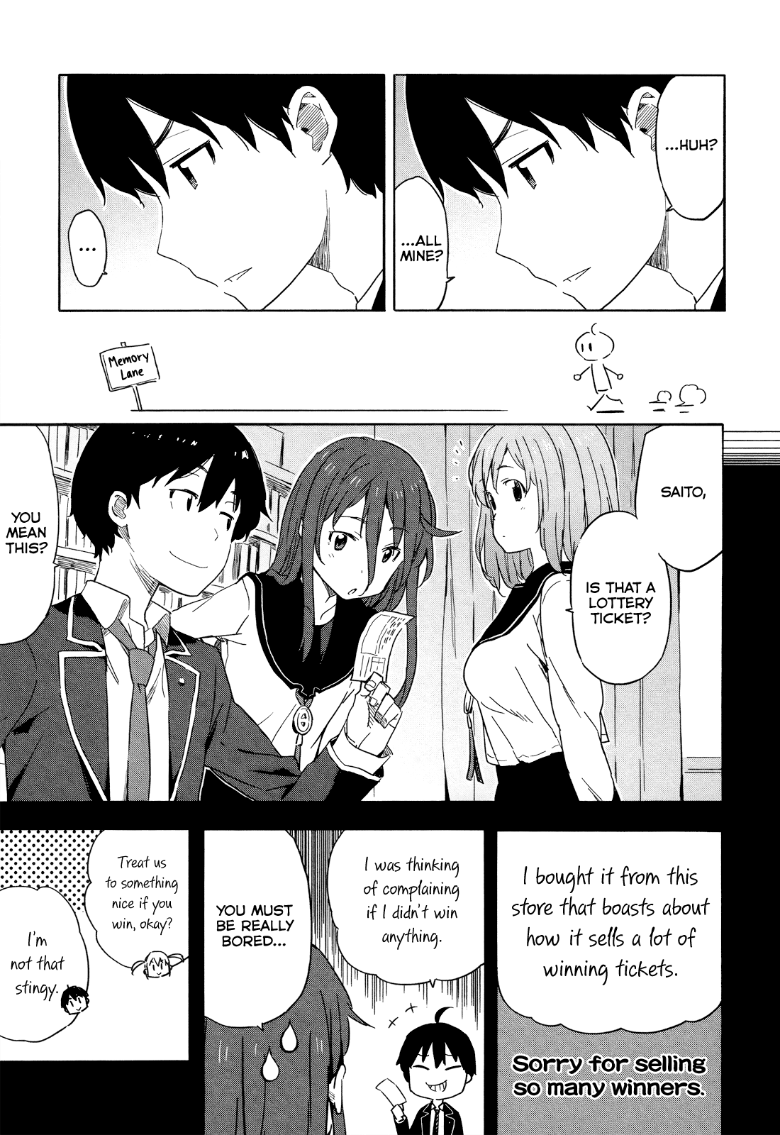 Saito-kun wa Chounouryokusha Rashii Chapter 16 page 5 - Chapter 16: The Things You Come By... Priceless