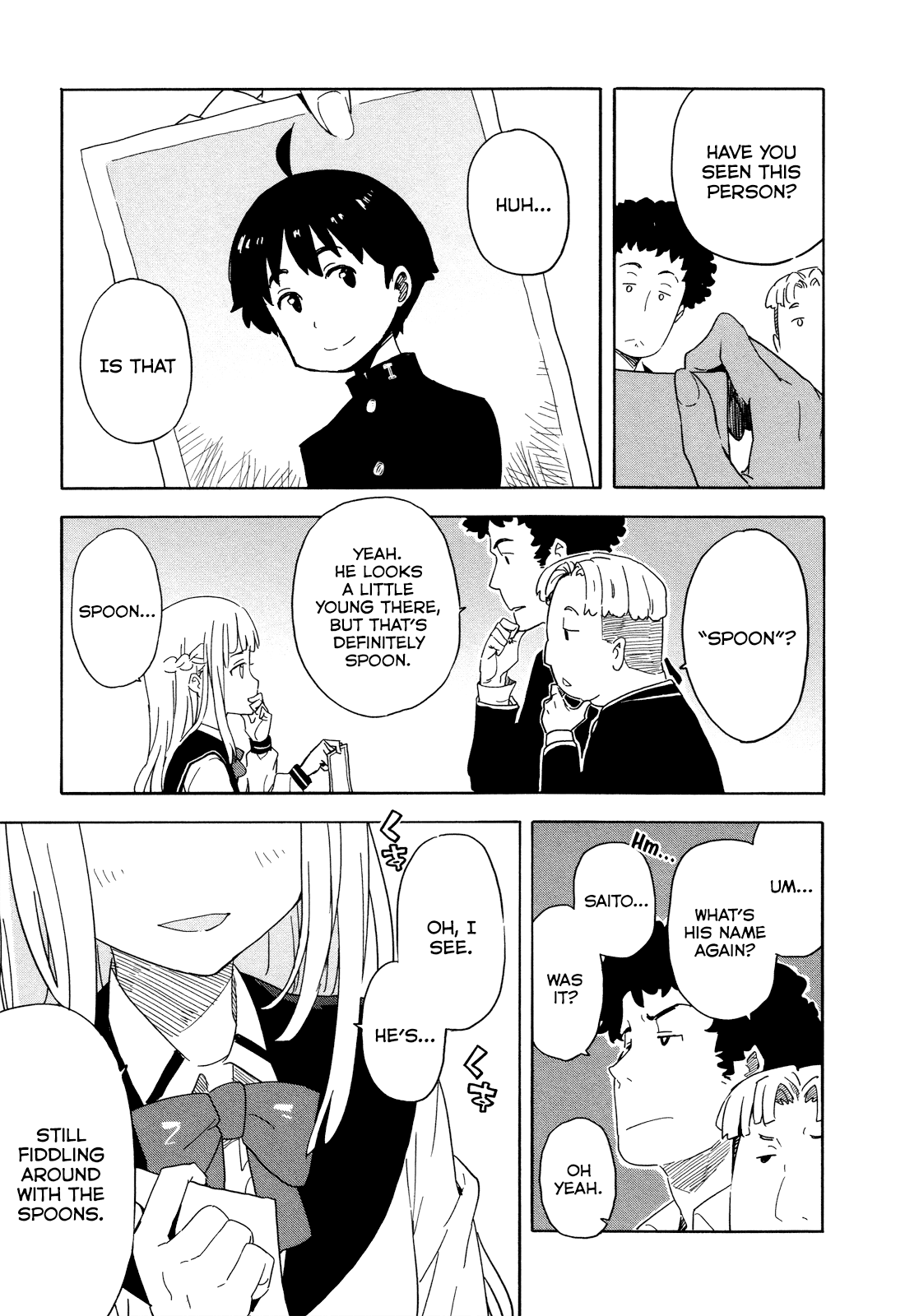 Saito-kun wa Chounouryokusha Rashii Chapter 19 page 8 - Chapter 19: Find Saito-kun!