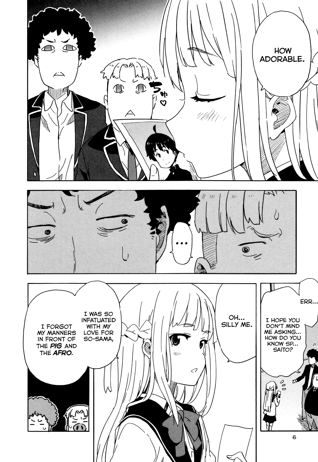 Saito-kun wa Chounouryokusha Rashii Chapter 19 page 9 - Chapter 19: Find Saito-kun!