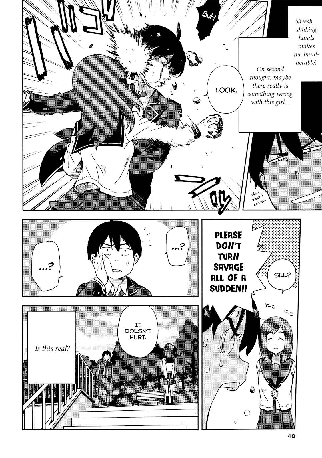 Saito-kun wa Chounouryokusha Rashii Chapter 2 page 12 - Chapter 2: An ESP Girl Appears! And the Pig and Afro Occasionally