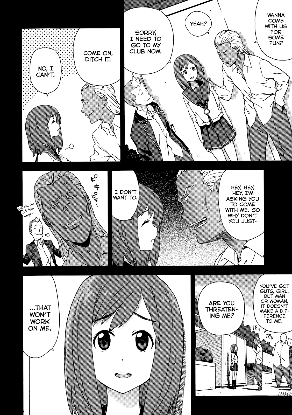 Saito-kun wa Chounouryokusha Rashii Chapter 2 page 16 - Chapter 2: An ESP Girl Appears! And the Pig and Afro Occasionally