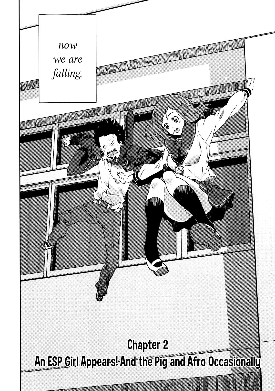 Saito-kun wa Chounouryokusha Rashii Chapter 2 page 2 - Chapter 2: An ESP Girl Appears! And the Pig and Afro Occasionally
