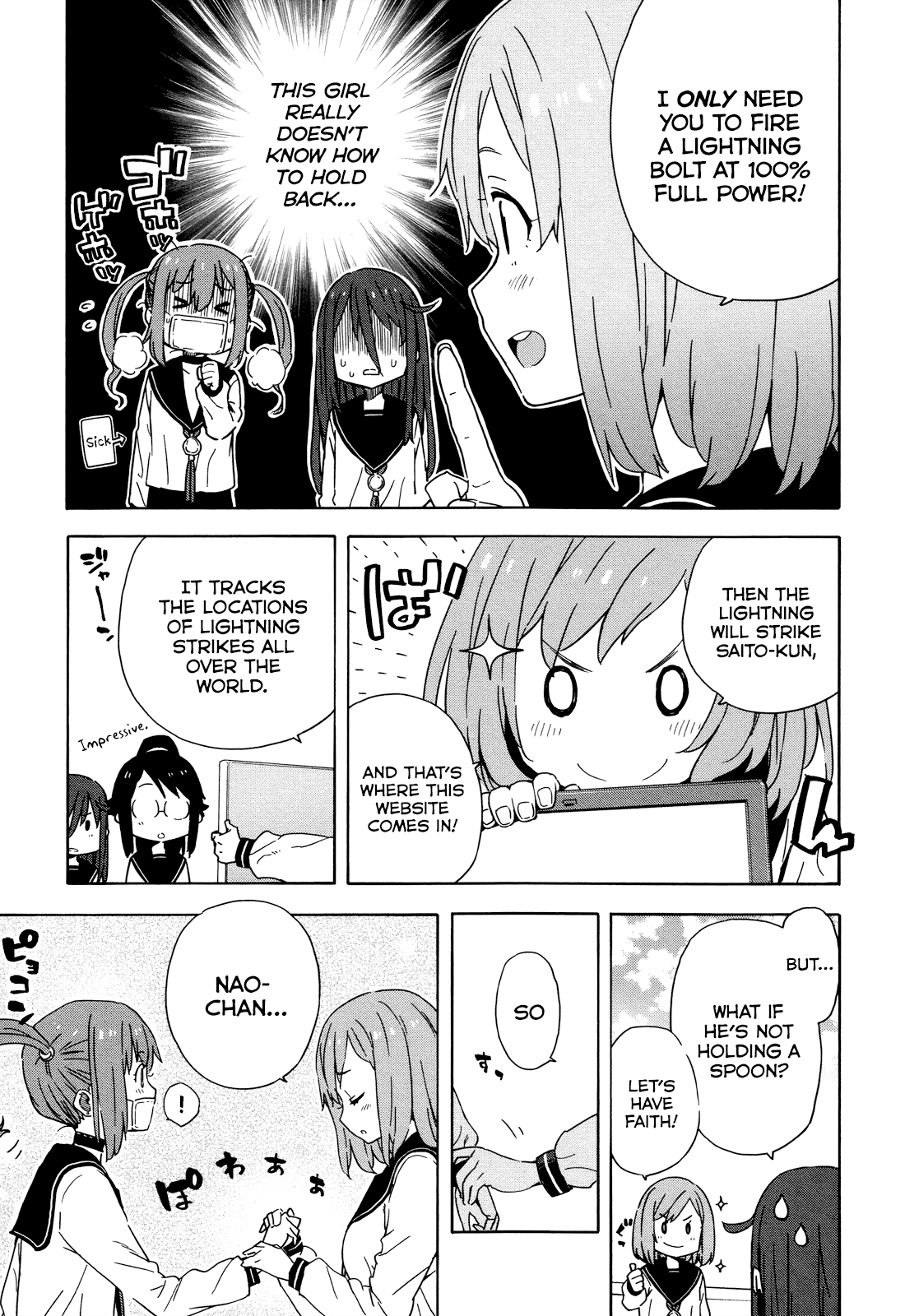 Saito-kun wa Chounouryokusha Rashii Chapter 21 page 11 - Chapter 21: This Is It, Isn't It? Yeah, I'm Gonna Die, Aren't I?