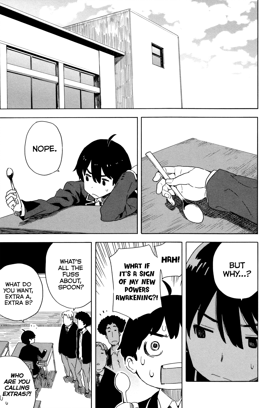 Saito-kun wa Chounouryokusha Rashii Chapter 25 page 7 - Chapter 25: Normal Saito-kun and the Mysterious Paranormal Girl