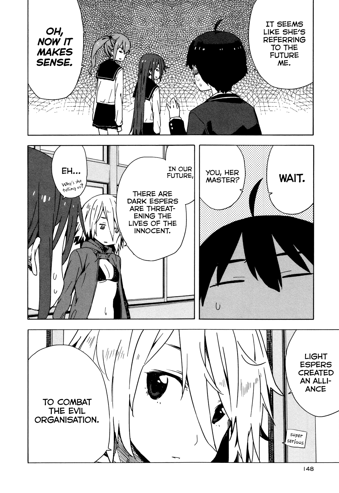 Saito-kun wa Chounouryokusha Rashii Chapter 26 page 10 - Chapter 26: Farewell, Spoon Boy