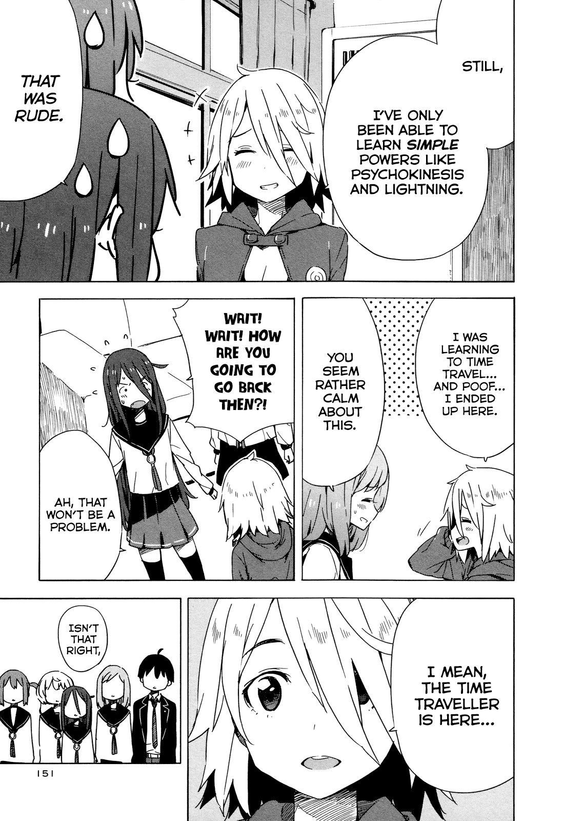 Saito-kun wa Chounouryokusha Rashii Chapter 26 page 13 - Chapter 26: Farewell, Spoon Boy