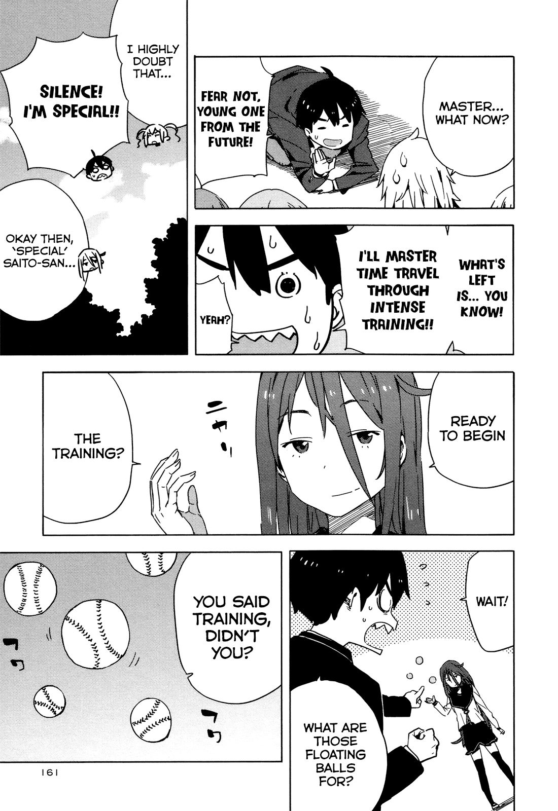 Saito-kun wa Chounouryokusha Rashii Chapter 26 page 23 - Chapter 26: Farewell, Spoon Boy