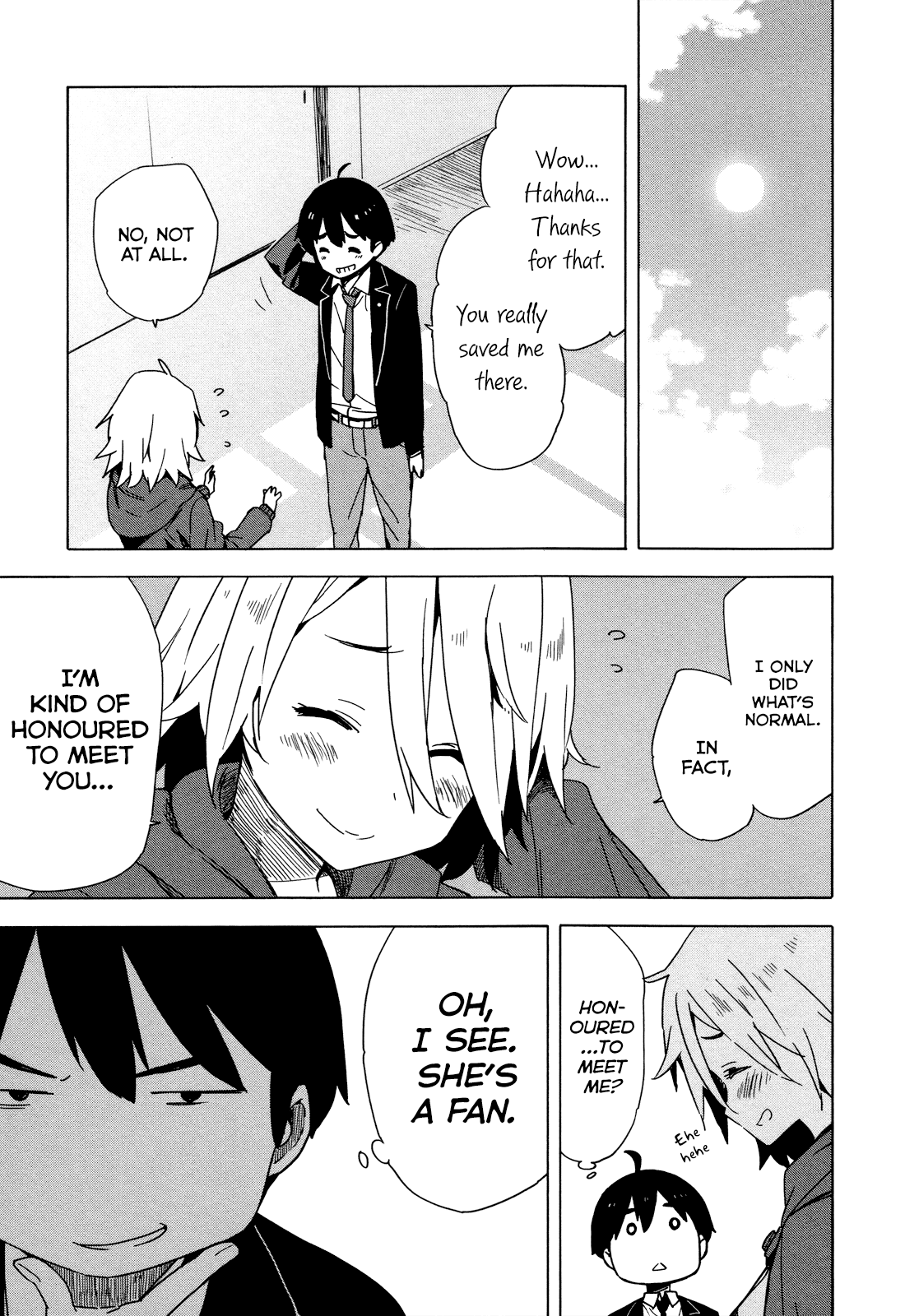 Saito-kun wa Chounouryokusha Rashii Chapter 26 page 3 - Chapter 26: Farewell, Spoon Boy