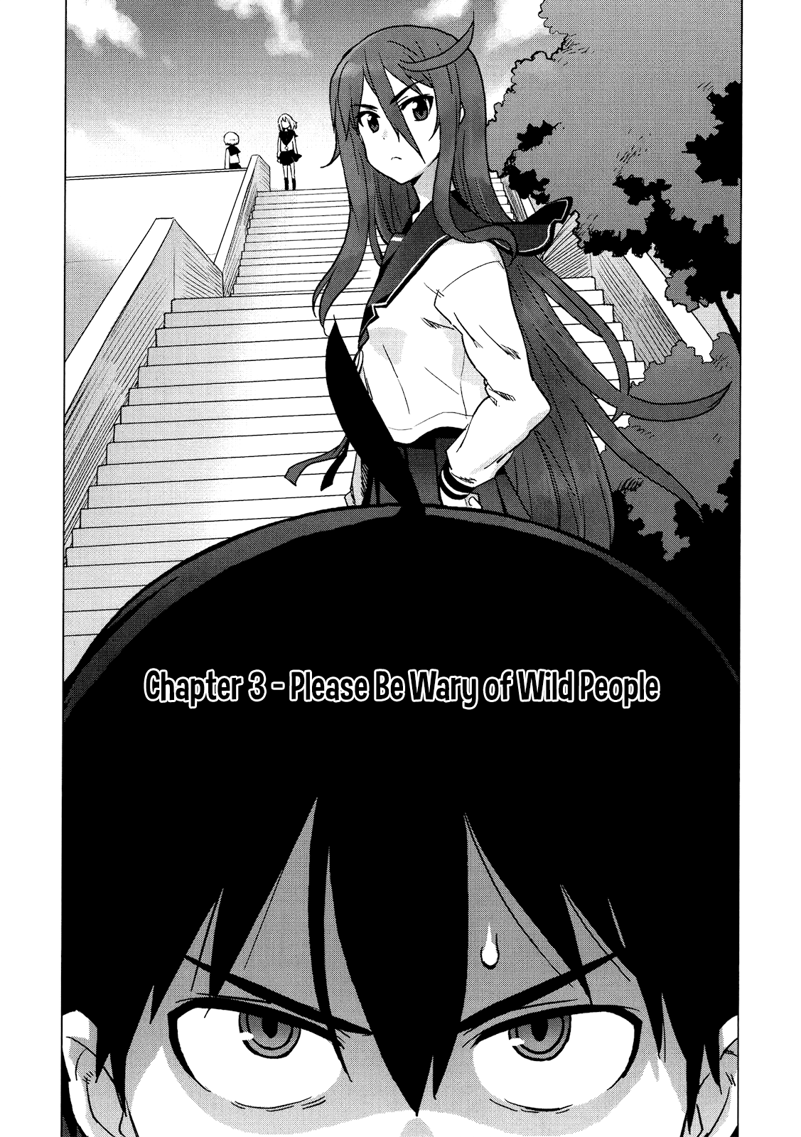 Saito-kun wa Chounouryokusha Rashii Chapter 3 page 1 - Chapter 3: Please Be Wary of Wild People