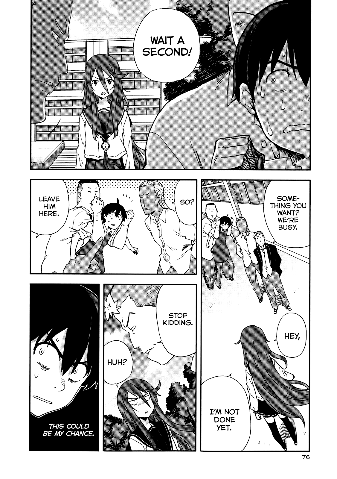 Saito-kun wa Chounouryokusha Rashii Chapter 3 page 12 - Chapter 3: Please Be Wary of Wild People
