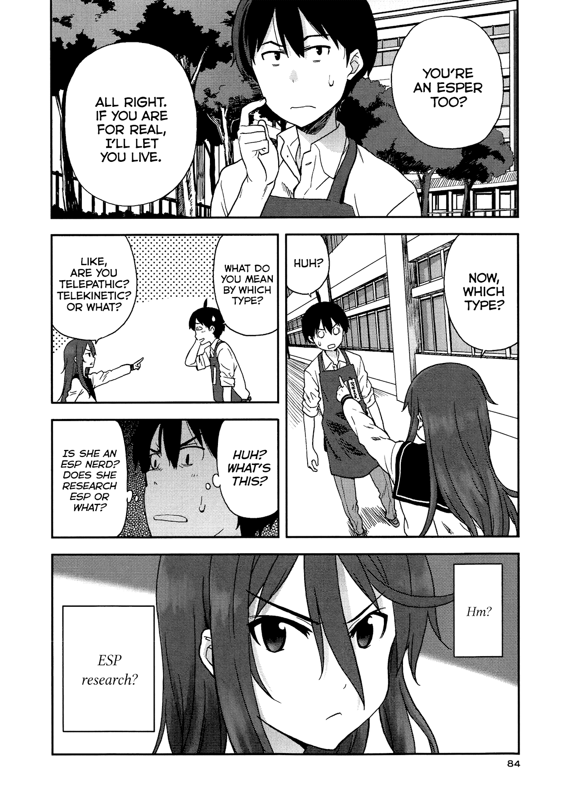 Saito-kun wa Chounouryokusha Rashii Chapter 3 page 20 - Chapter 3: Please Be Wary of Wild People