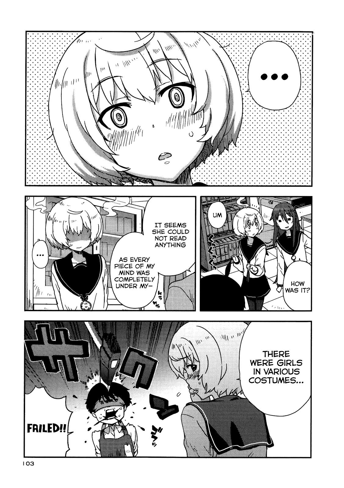 Saito-kun wa Chounouryokusha Rashii Chapter 4 page 13 - Chapter 4: Littering is Dangerous! ...It's a Matter of Life and Death