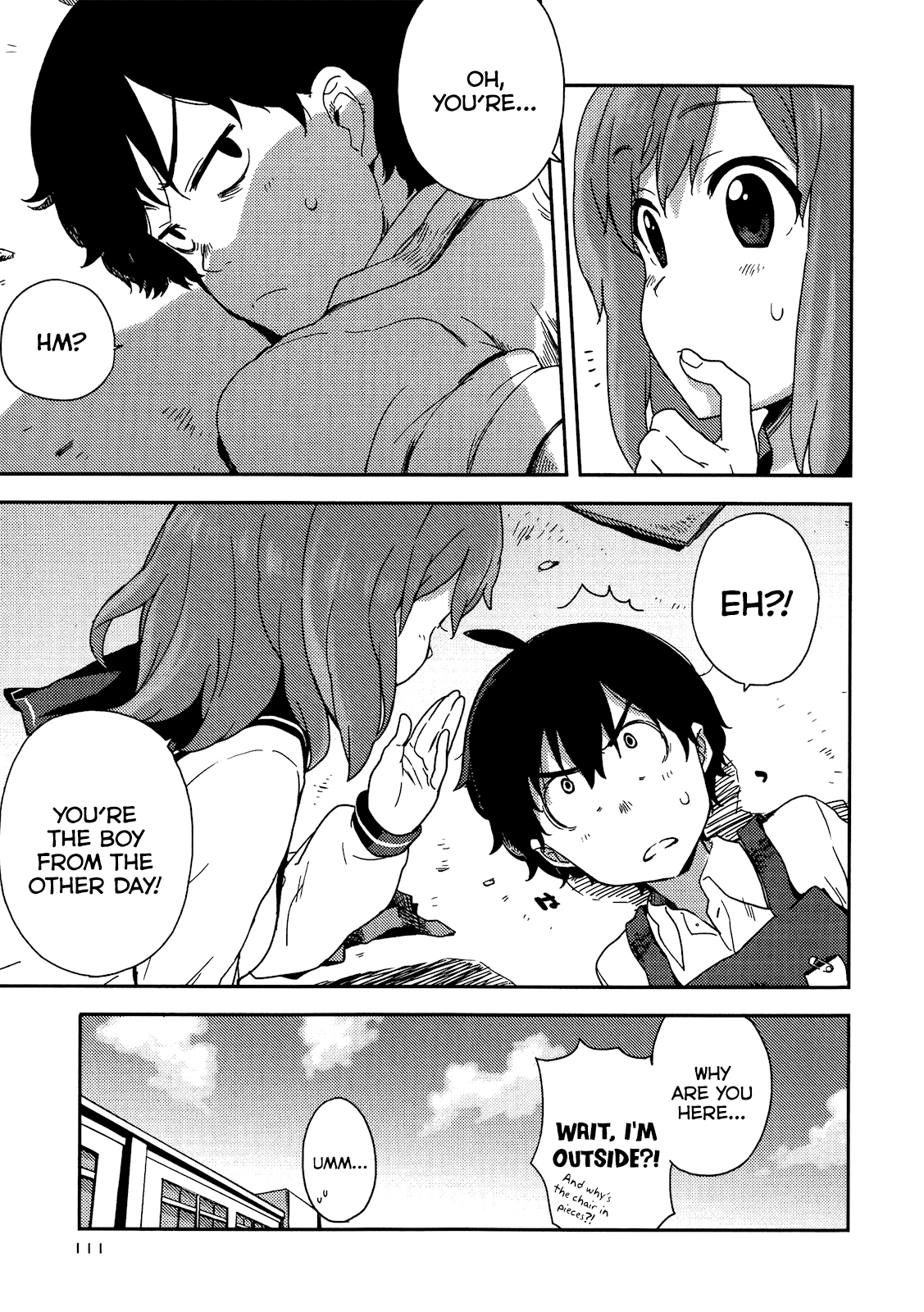 Saito-kun wa Chounouryokusha Rashii Chapter 4 page 21 - Chapter 4: Littering is Dangerous! ...It's a Matter of Life and Death