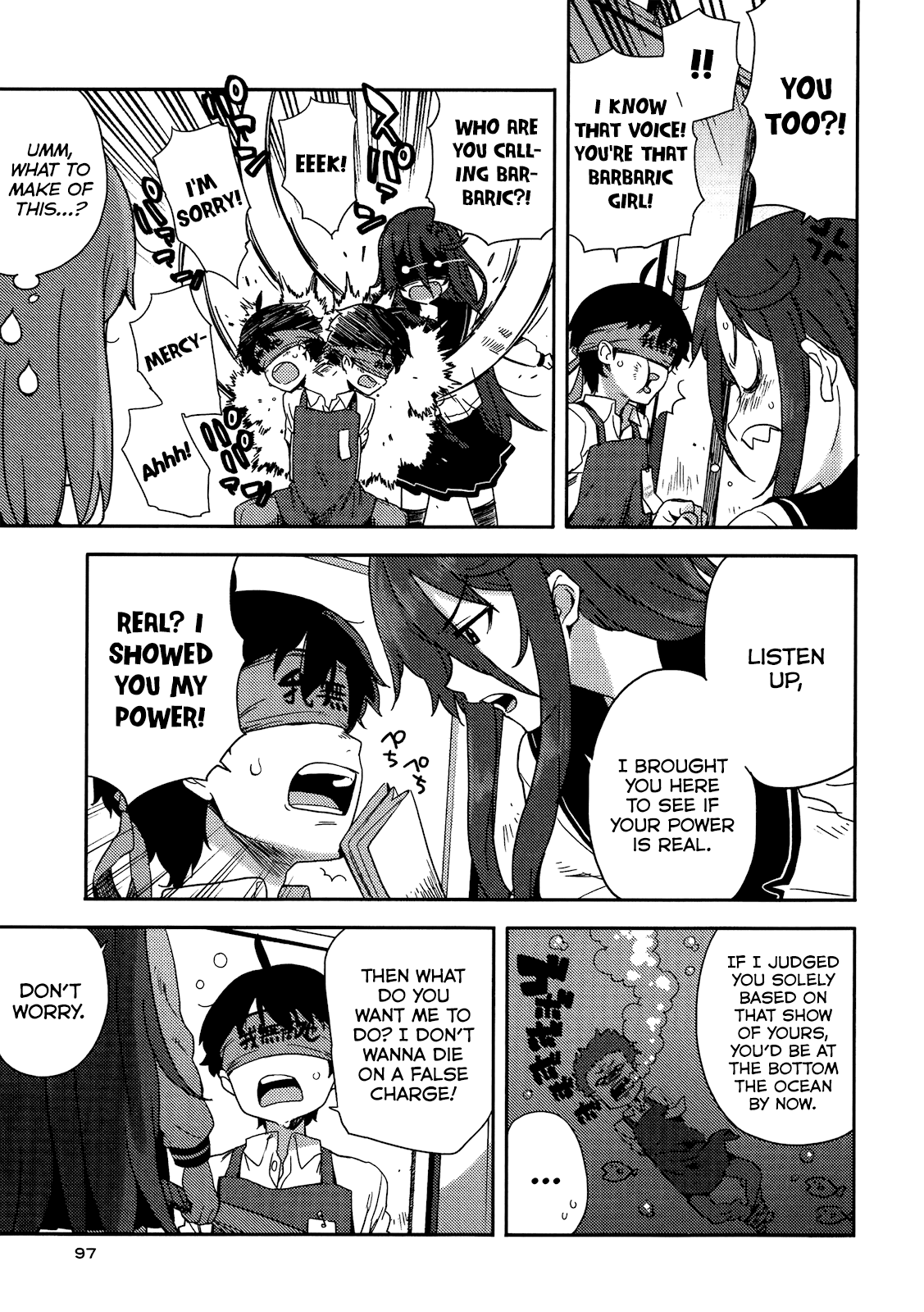 Saito-kun wa Chounouryokusha Rashii Chapter 4 page 7 - Chapter 4: Littering is Dangerous! ...It's a Matter of Life and Death