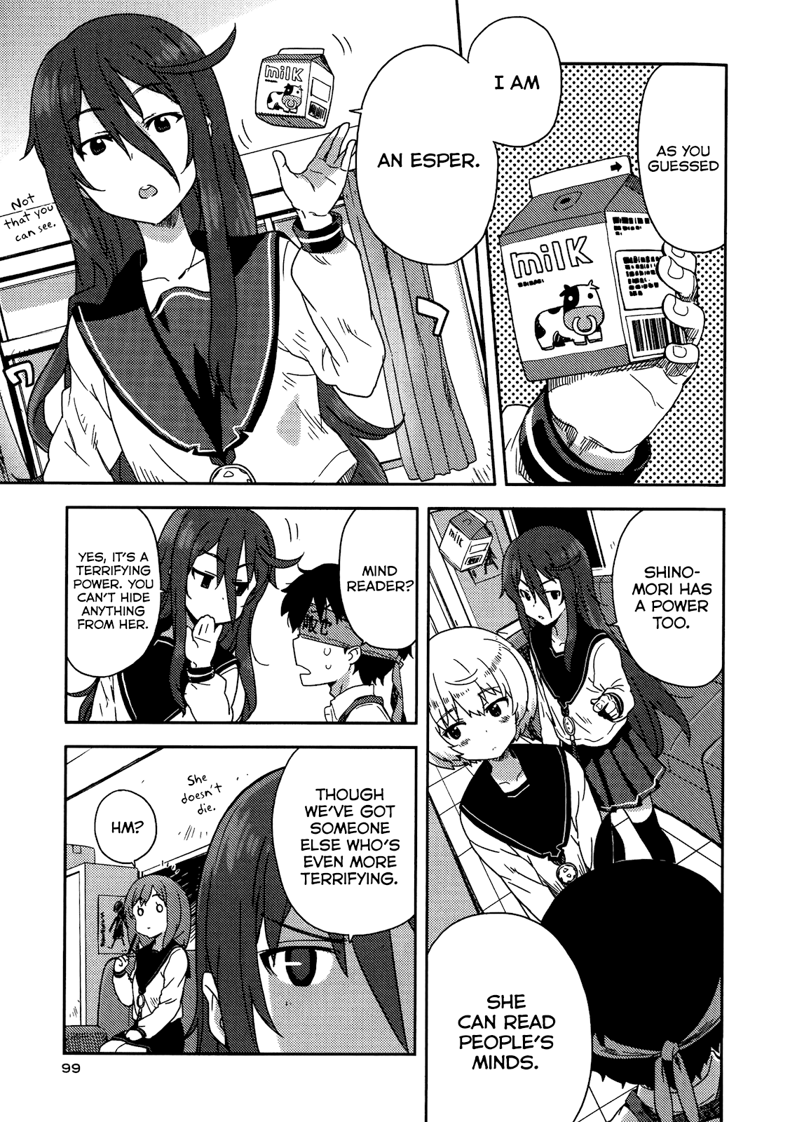 Saito-kun wa Chounouryokusha Rashii Chapter 4 page 9 - Chapter 4: Littering is Dangerous! ...It's a Matter of Life and Death