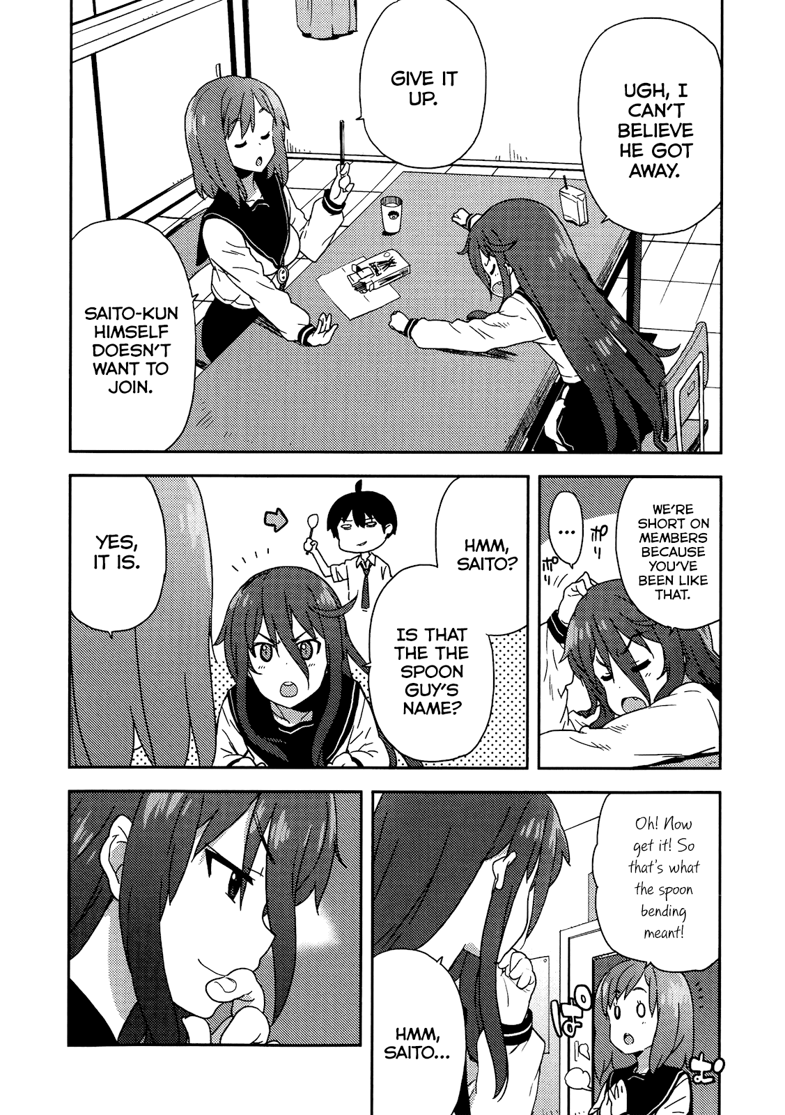 Saito-kun wa Chounouryokusha Rashii Chapter 5 page 10 - Chapter 5: Th-This Isn't a Confession of Love or Anything like That!