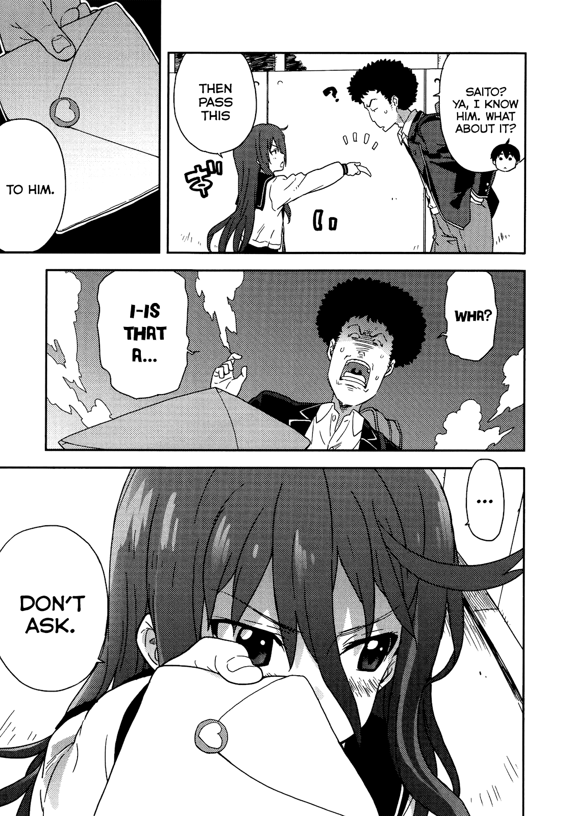 Saito-kun wa Chounouryokusha Rashii Chapter 5 page 15 - Chapter 5: Th-This Isn't a Confession of Love or Anything like That!